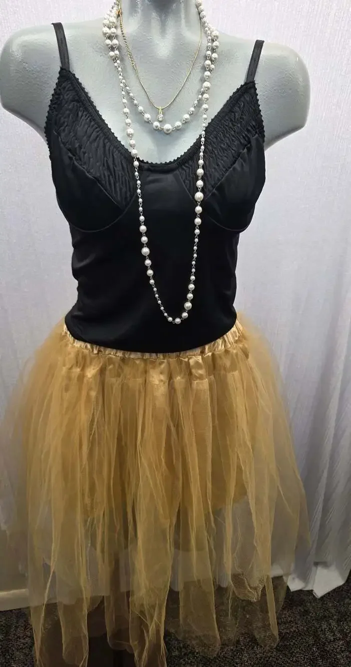 Unbranded gold tulle